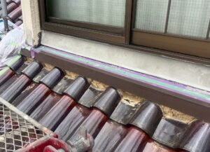 岐阜市　屋根漆喰工事